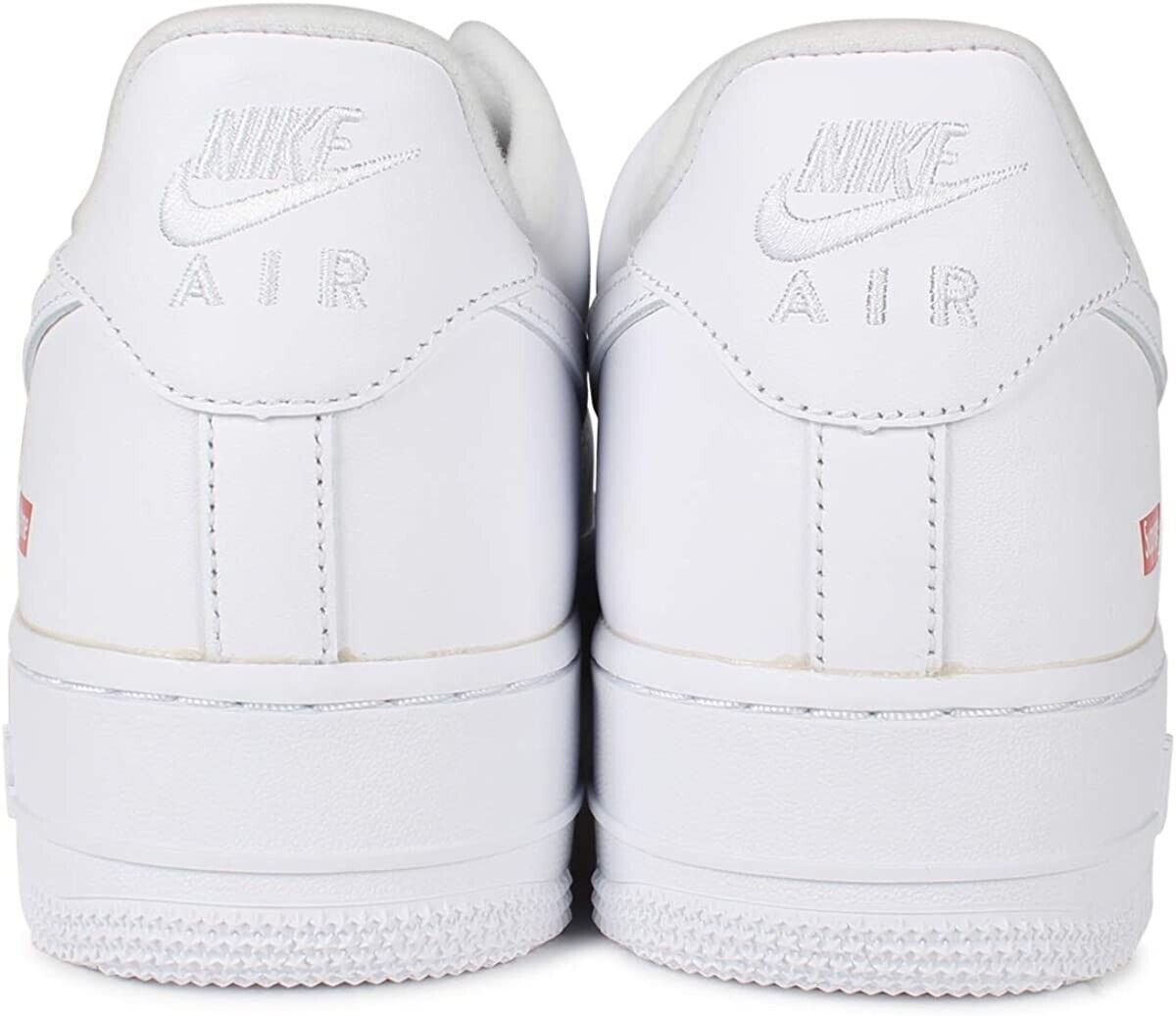 CU9225-100 Supreme × Nike Air Force 1 Low "White" Men's Sneakers Appraised New