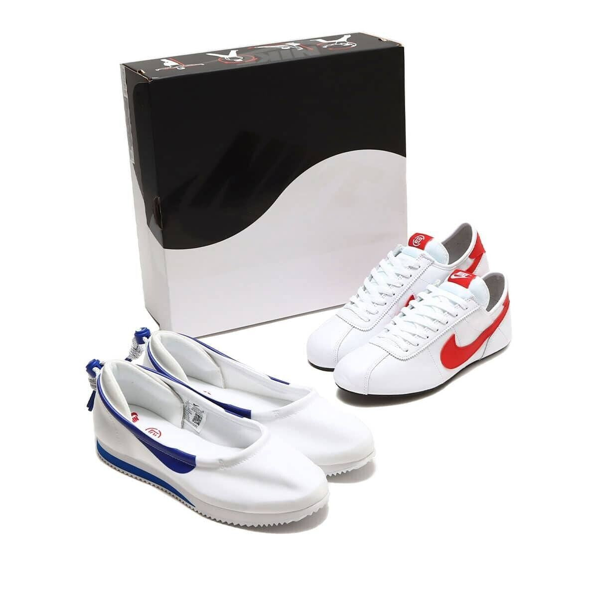 CLOT × Nike Cortez "White and Game Royal" DZ3239-100 Sneaker Appraised US6.5-12