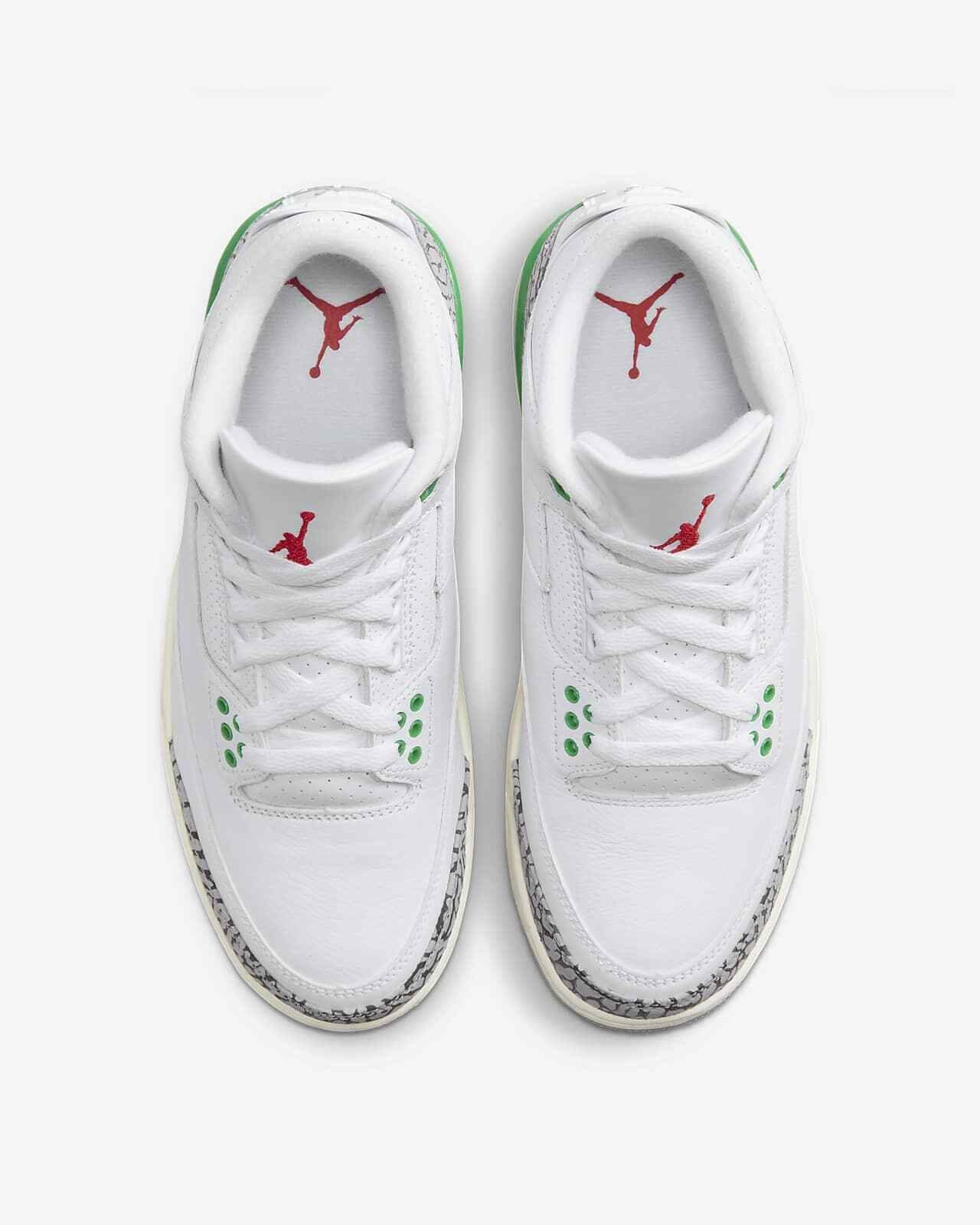 Nike WMNS Air Jordan 3 Retro "Lucky Green" CK9246-136 Sneakers New [US 5-8.5]