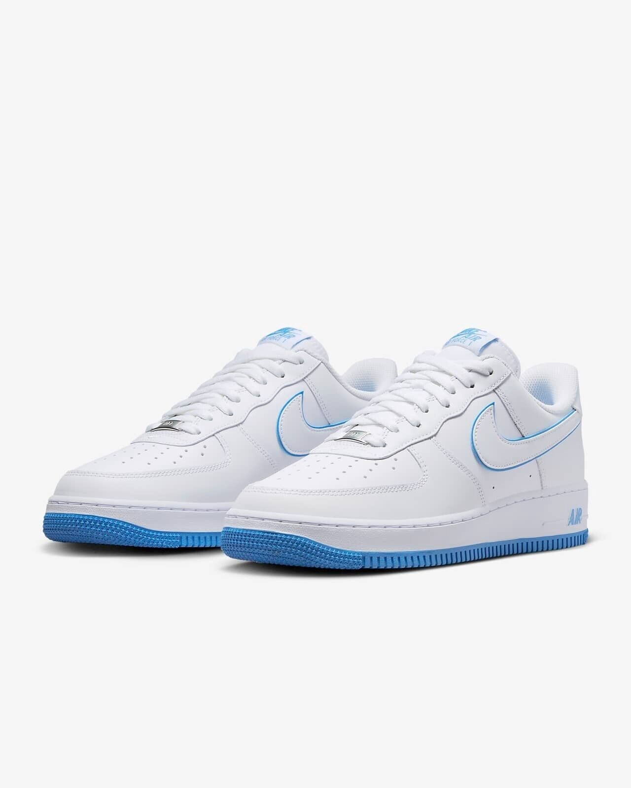 Nike Air Force 1 '07 "White University Blue" DV0788-101 Sneakers New [US6-14]