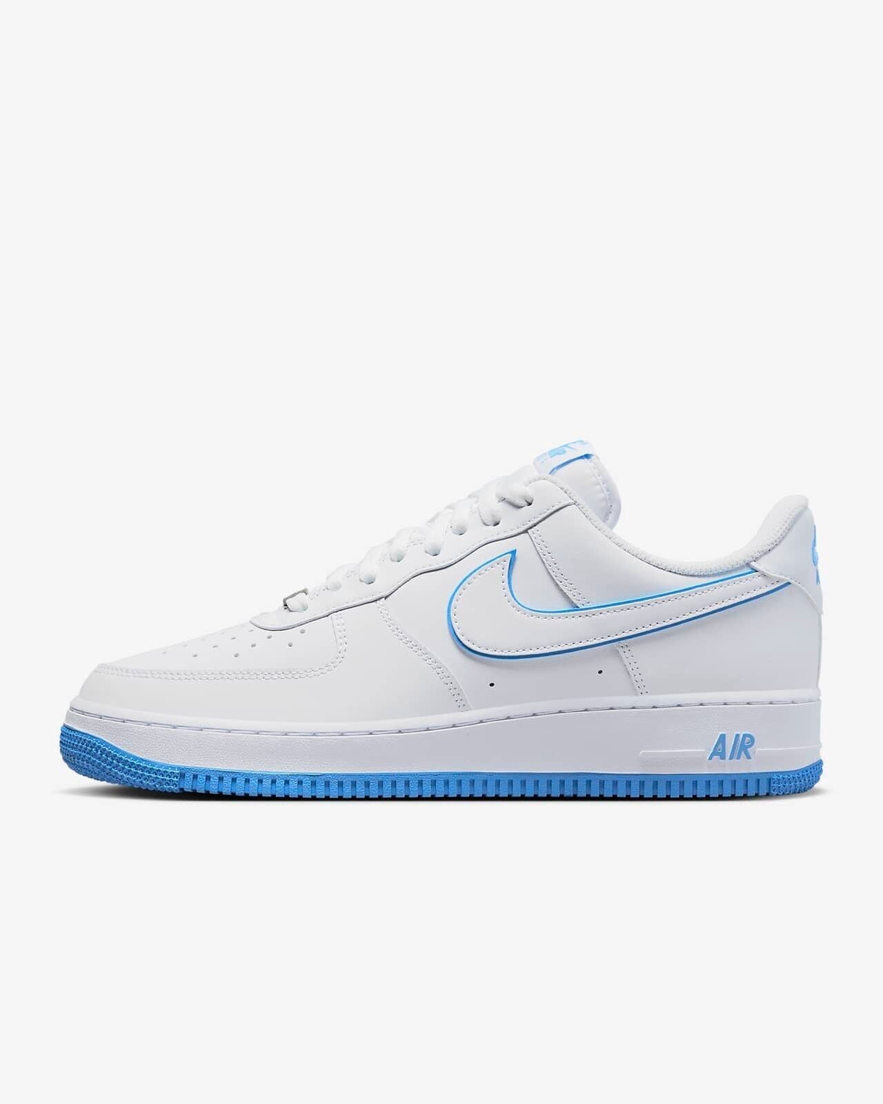 Nike Air Force 1 '07 "White University Blue" DV0788-101 Sneakers New [US6-14]