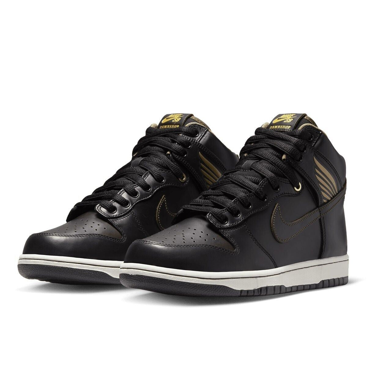 Pawnshop × Nike SB Dunk High "Black" FJ0445-001 Sneakers Appraised [US 6.5-11]