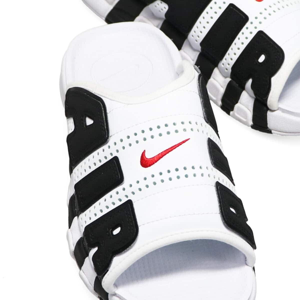 Nike Air More Uptempo Slide "White and Black" FB7818-100 Appraised New [US 5-13]