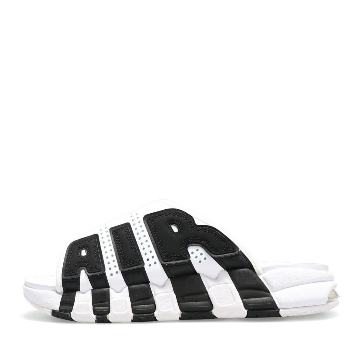 Nike Air More Uptempo Slide "White and Black" FB7818-100 Appraised New [US 5-13]