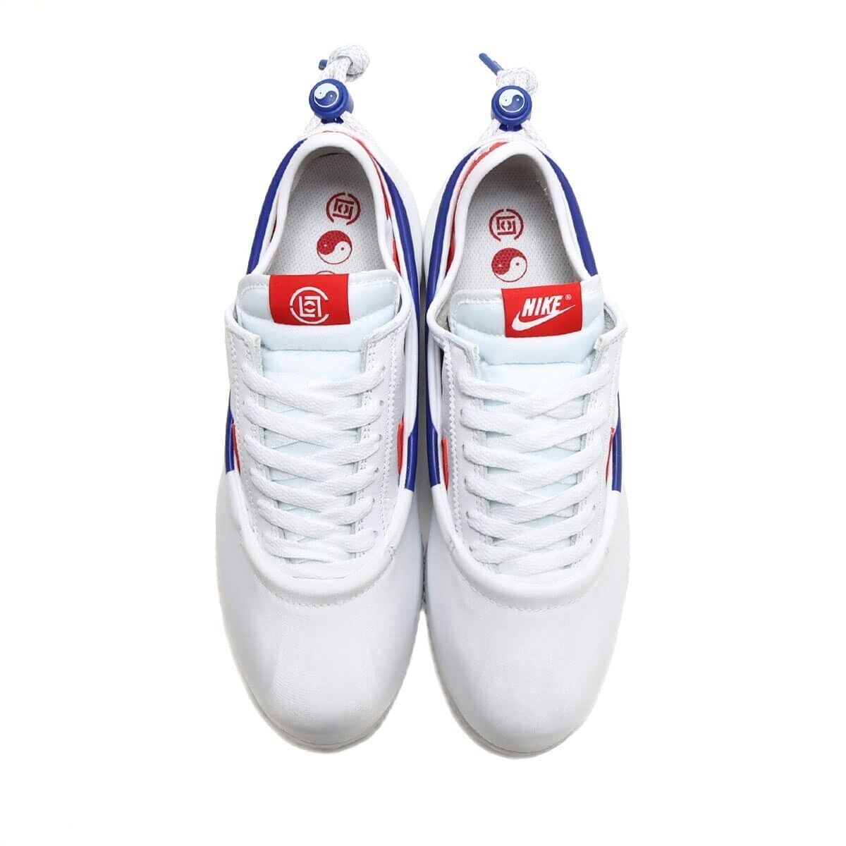 CLOT × Nike Cortez "White and Game Royal" DZ3239-100 Sneaker Appraised US6.5-12