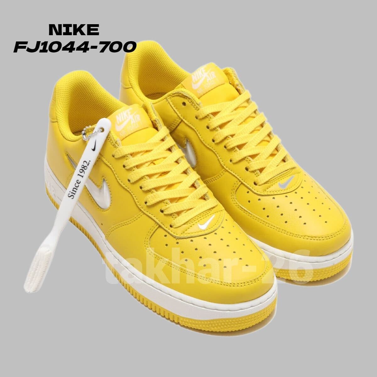 Nike Air Force 1 Low Color of the Month "Yellow" FJ1044-700 Appraised [US6.5-12]