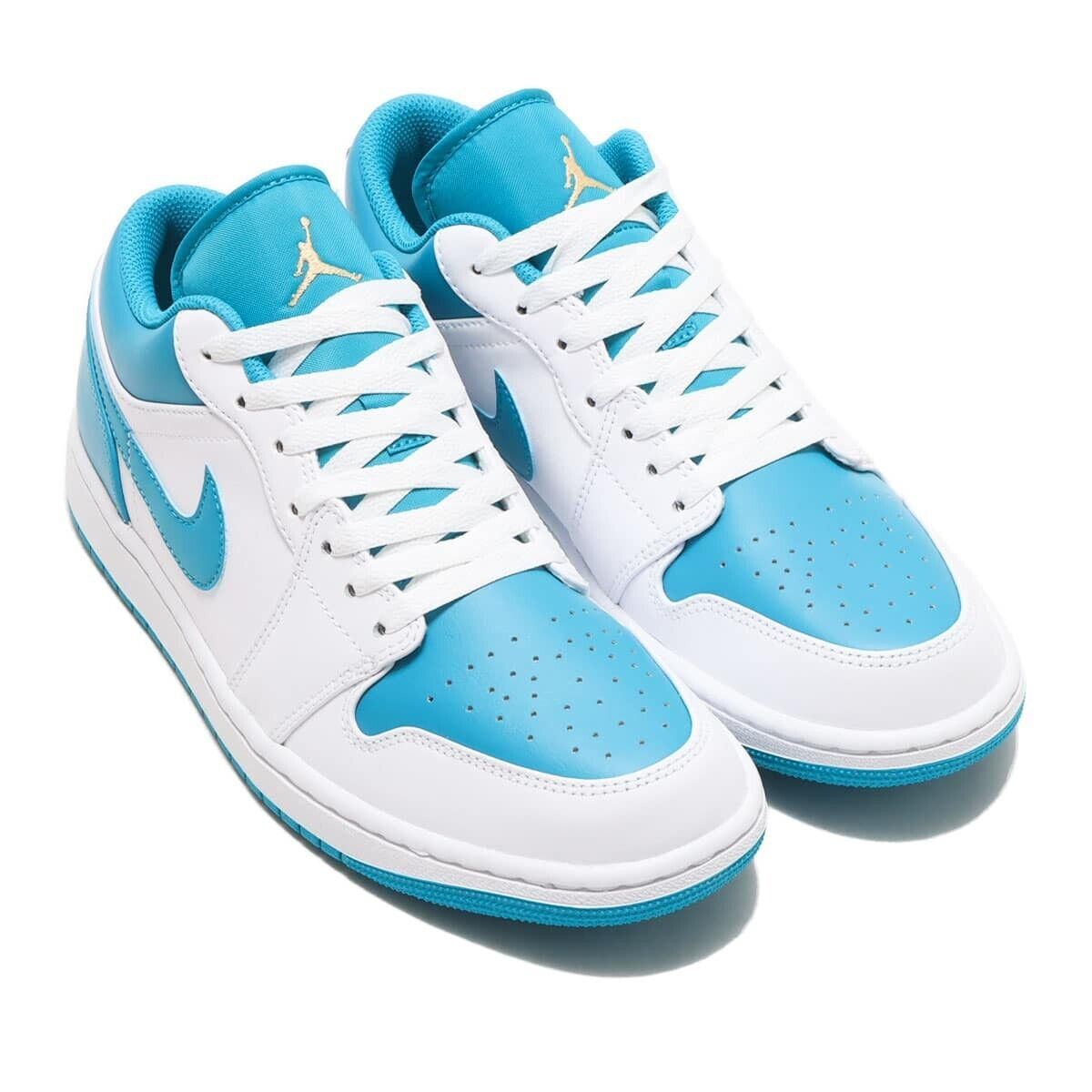 Nike Air Jordan 1 Low "Aquatone" 553558-174 Sneakers Appraised New [US 7.0-14]