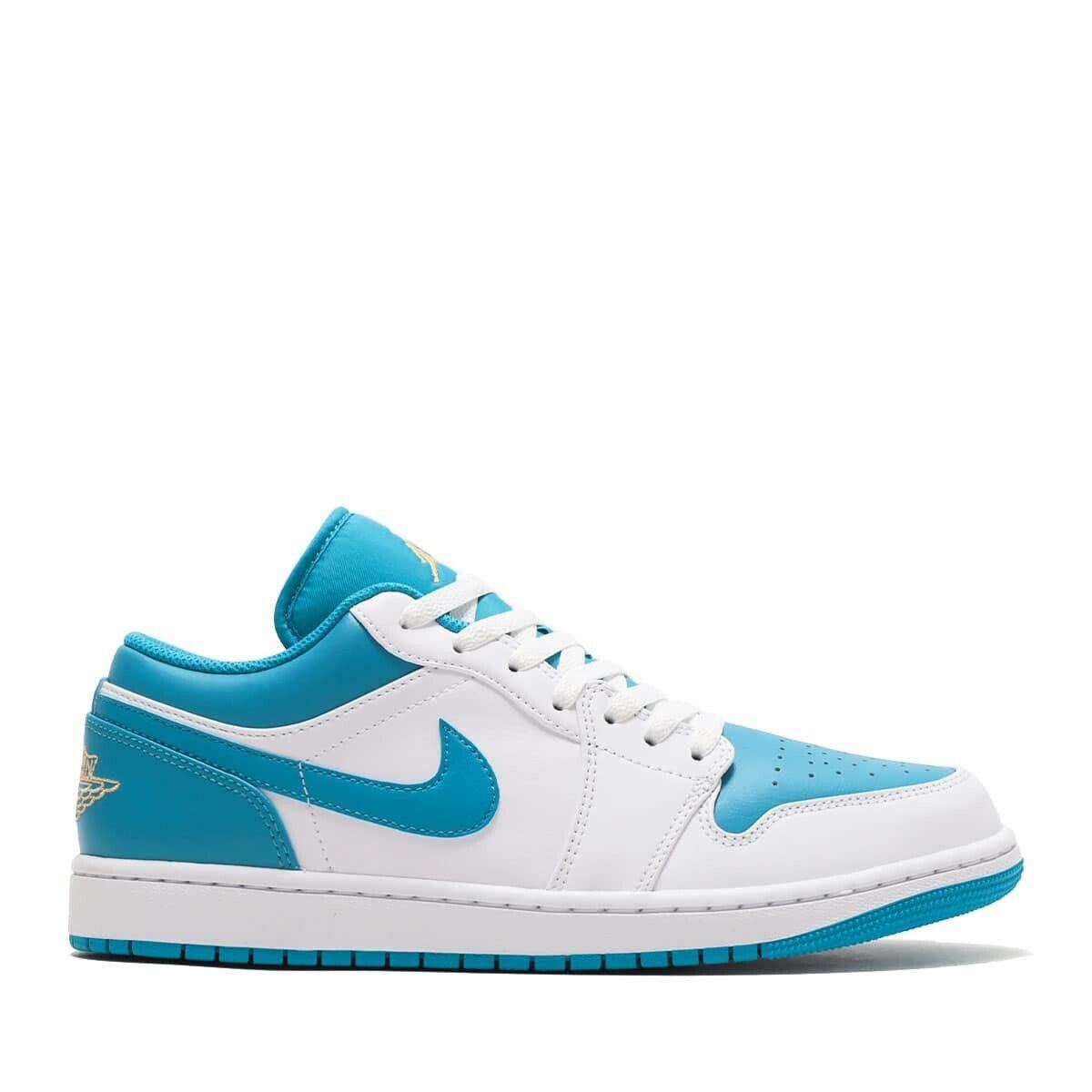 Nike Air Jordan 1 Low "Aquatone" 553558-174 Sneakers Appraised New [US 7.0-14]